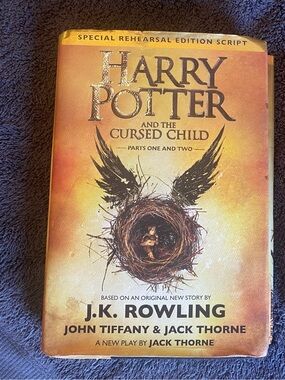 Harry Potter and the Cursed Child Rehearsal Edition - Gold Cover Book